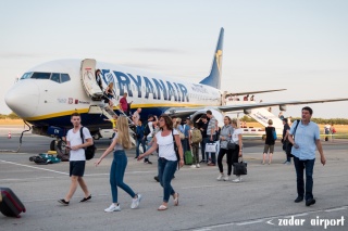 Ryanair od 1. srpnja ponovno leti za Zadar