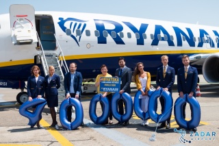 Ryanair celebrates carrying 4 million customers in Croatia