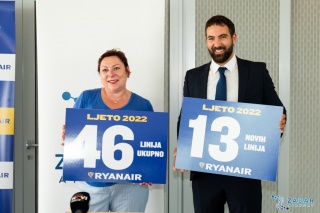 Ryanair i Zračna luka Zadar obilježili 15 godina uspješne suradnje