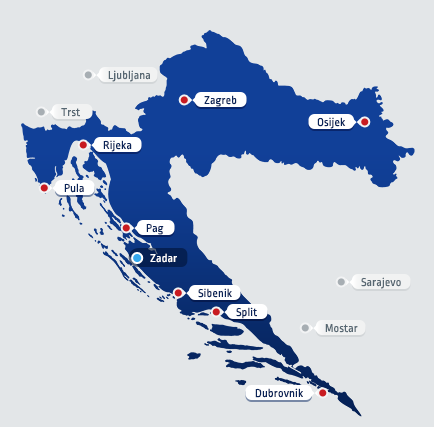 Karta udaljenosti